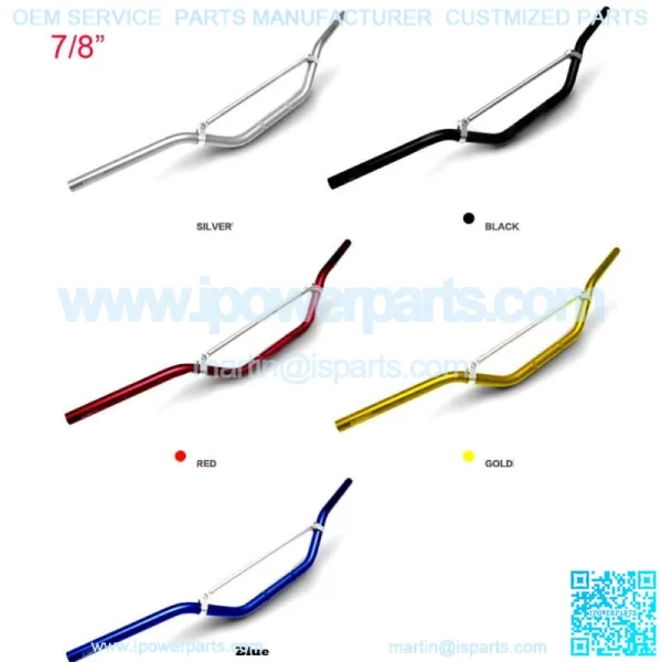 7/8" Mid Handlebars Handle Bars Fit ATV Pit Dirt Bike Offroad Motorcycle