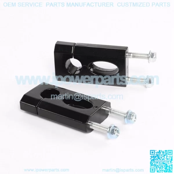 7/8" 22mm ATV Handle Bar + Grips + Clamp Mount Adapter Riser Dirt Bike 110-125CC - Image 5