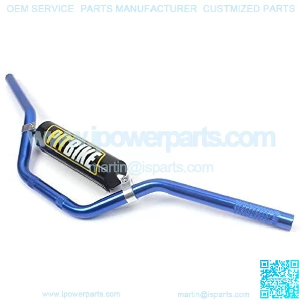 Handle Bar with Foam Pad 7/8" 22MM Handlebar Compatible with CRF YZF KXF KLX RMZ DRZ Pit Dirt Bike Motocross ATV Quad Blue