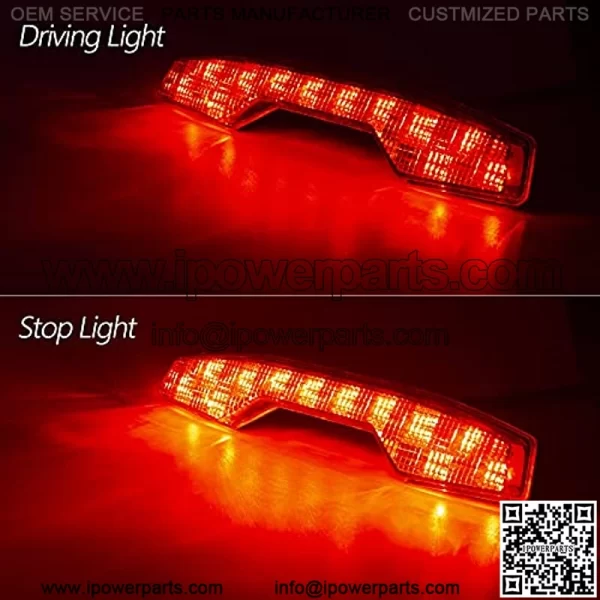 Motorcycle TailIight Assembly ATV Tail Light Compatible with Suzuki LT-R450 LTR 450 Quadsport LTR450 Replacement OEM 35710-45G00 (Red Lens) - Image 2
