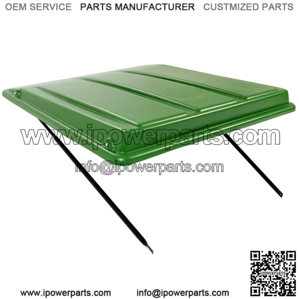 Green Top Canopy with Bracket For John Deere Compact Utility Tractors ROPS - Image 3