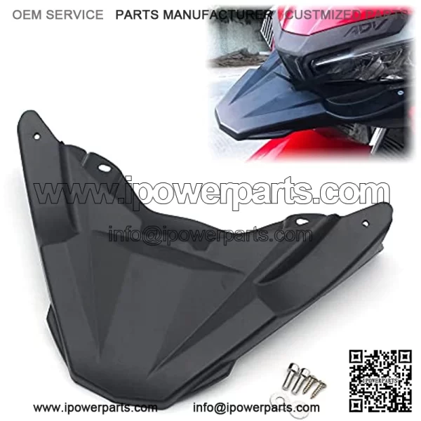 Front Wheel Hugger Fender Cover, Beak Nose Fairing Cone, Extension Cowl Guard Black, for Honda ADV150 2019 2020 - Image 2