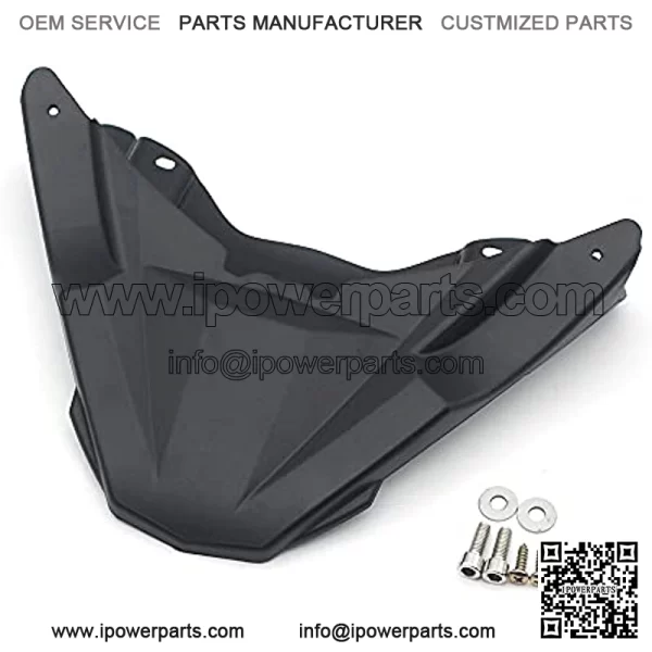 Front Wheel Hugger Fender Cover, Beak Nose Fairing Cone, Extension Cowl Guard Black, for Honda ADV150 2019 2020 - Image 3