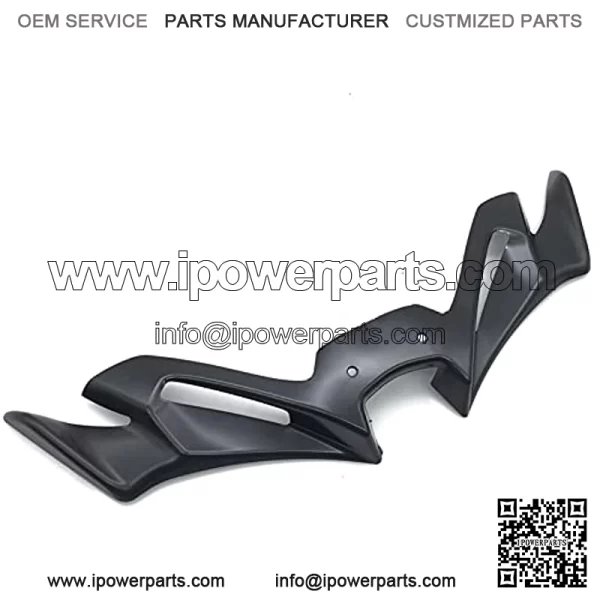 Front Fenders Extension Cover Decoration Plastic ABS Fairing Fenders Cover Extender Cowl Fit for Yamaha R3 R25 19-2021 Supplies Accessories - Matt Black - Image 2