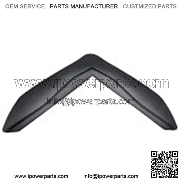 Fit for Kawasaki Z900 Motorcycle Front Fender Fairing Aerodynamic Winglets Beak Nose Cone Extension Cover Extender 2017 2018 2019 (Color : Black) - Image 2