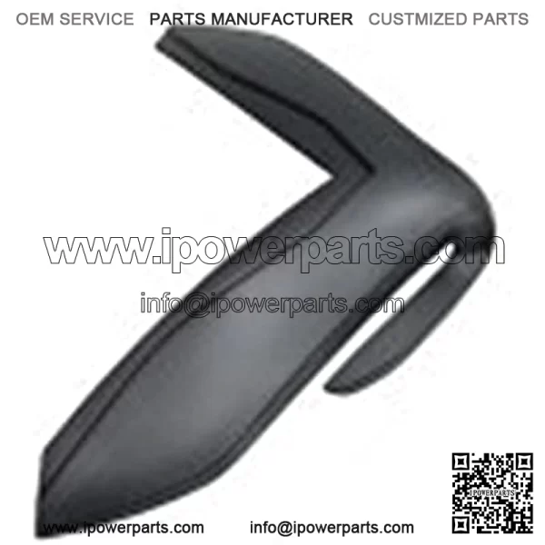 Fit for Kawasaki Z900 Motorcycle Front Fender Fairing Aerodynamic Winglets Beak Nose Cone Extension Cover Extender 2017 2018 2019 (Color : Black) - Image 3