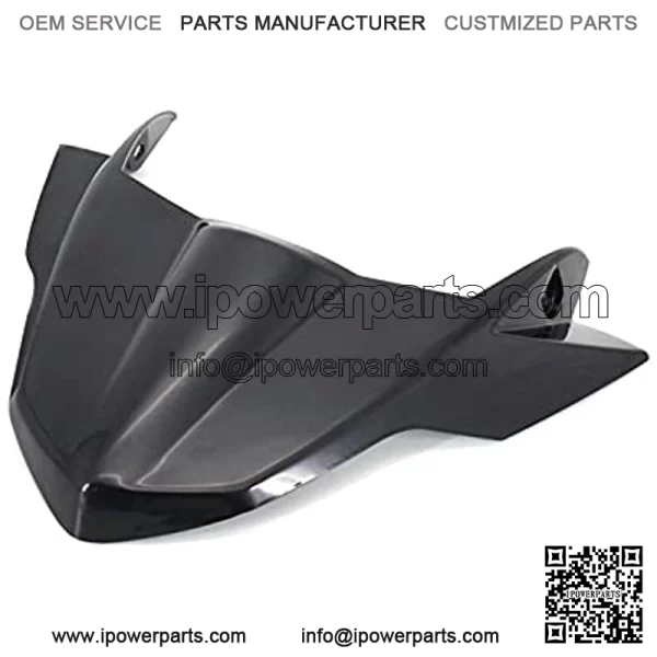 for Yamaha MT09 FZ09 MT 09 FZ 09 MT-09 2017 2018 2019-20 Front Nose Cone Fairing Wheel Fender Beak Extension Cover Extender Cowl (Color : Black)