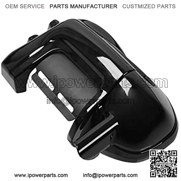 Gloss Black Lower Vented Leg Fairings w/ 6.5???? Speaker Box Pods fits for Harley Davidson touring FLT, FLHT, FLHTCU,FLHRC, Road King, Street Glide, Electra Glide, Ultra-Classic, Road Glide 1983-2013 - Image 2