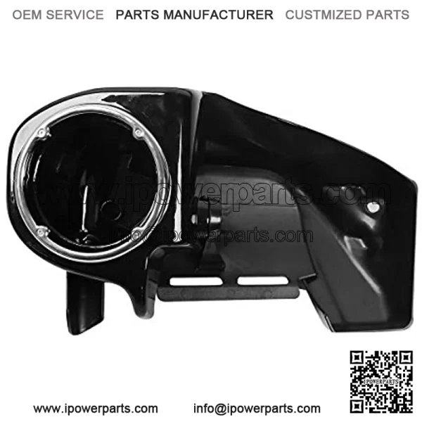 Gloss Black Lower Vented Leg Fairings w/ 6.5???? Speaker Box Pods fits for Harley Davidson touring FLT, FLHT, FLHTCU,FLHRC, Road King, Street Glide, Electra Glide, Ultra-Classic, Road Glide 1983-2013 - Image 3