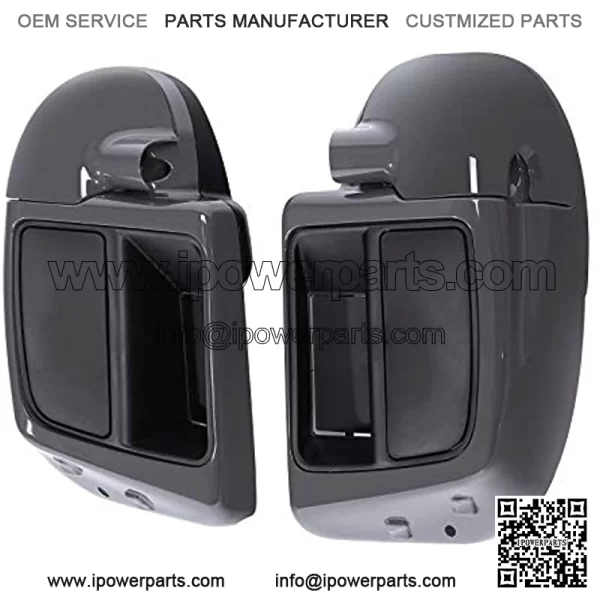 Gray Lower Vented Leg Fairing Glove Box Fit For Harley Road Street Glide 2014-2020 - Image 2