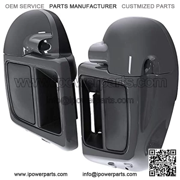 Gray Lower Vented Leg Fairing Glove Box Fit For Harley Road Street Glide 2014-2020 - Image 4