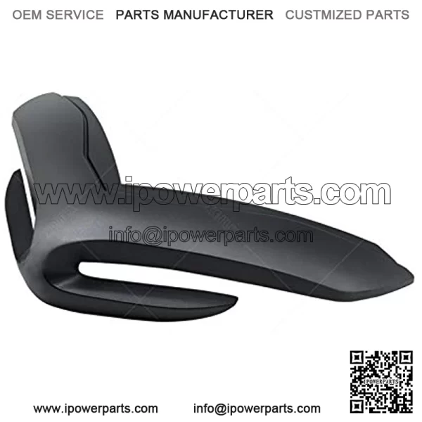 Fit for Kawasaki Z900 2017 2018 2019 Motorcycle Front Fender Fairing Aerodynamic Winglets Beak Nose Cone Extension Cover Extender (Color : Black) - Image 3
