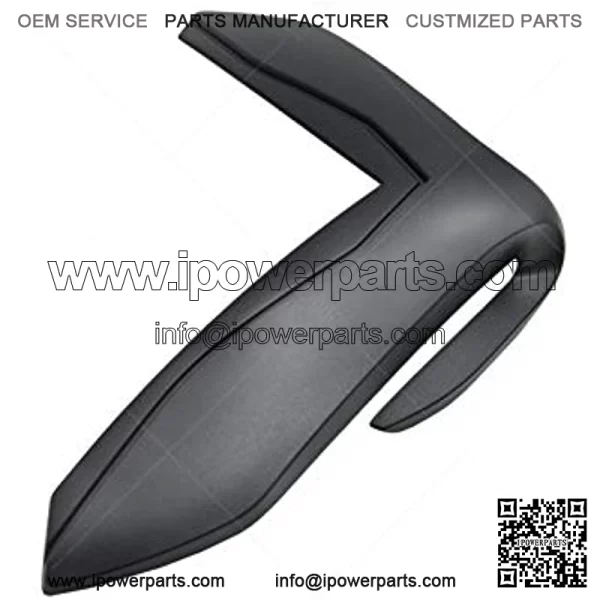 Fit for Kawasaki Z900 2017 2018 2019 Motorcycle Front Fender Fairing Aerodynamic Winglets Beak Nose Cone Extension Cover Extender (Color : Black) - Image 4