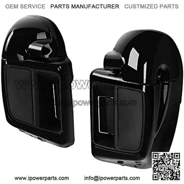 HR3 Color-Matched  & Vivid Black Vented Fairing Lowers w/ 6.5" Speaker Boxes Compatible with 2014-later Harley Road King, Road Glide, Street Glide, Electra Glide, for CVO FLHXSE - Image 4