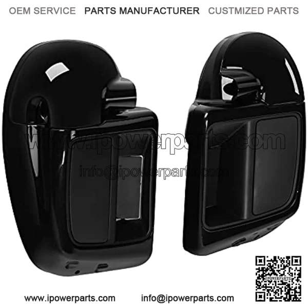 HR3 Color-Matched  & Vivid Black Vented Fairing Lowers w/ 6.5" Speaker Boxes Compatible with 2014-later Harley Road King, Road Glide, Street Glide, Electra Glide, for CVO FLHXSE - Image 5