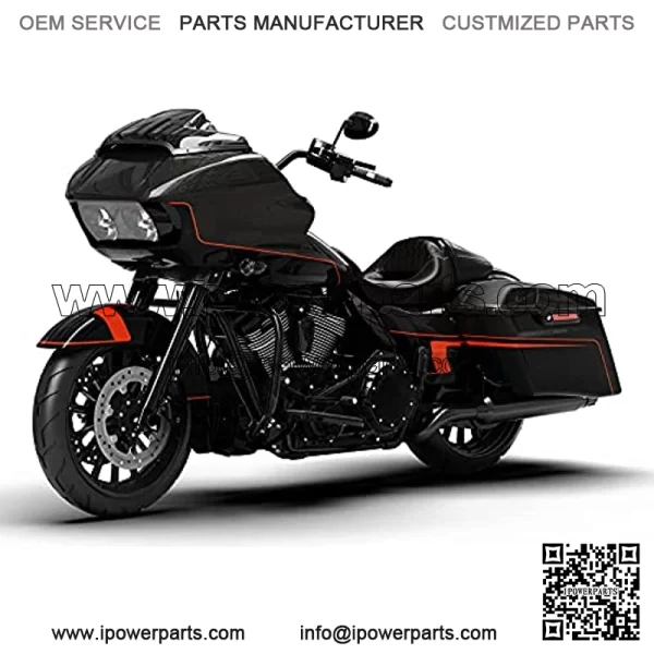Inner Outer Fairing Lower Vented Fairing Tour Pack Trunk Saddlebags Fenders Gas Tank  & Vivid Black Complete Bodywork Bodykits Fit For Harley CVO Road Glide FLTRXSE 2018 2015-2020 - Image 3