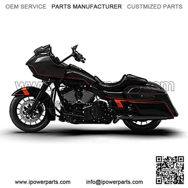 Inner Outer Fairing Lower Vented Fairing Tour Pack Trunk Saddlebags Fenders Gas Tank  & Vivid Black Complete Bodywork Bodykits Fit For Harley CVO Road Glide FLTRXSE 2018 2015-2020 - Image 4