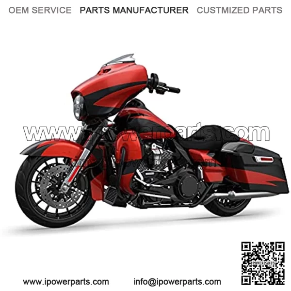 Inner Outer Fairing Stretched Saddlebag Front Rear Fender Gas Tank Glove Box Air Duct  Orange/Starfire Black Bodywork Bodykits Fit For Harley CVO Street Glide 2017 FLTRSE FLHXSE 2014-2020 - Image 4