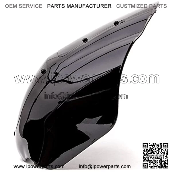 Krator JBM-6006-A NEW Black & Smoke Quarter Fairing Windshield Kit Compatible with Harley Davidson XL FXR Dyna - Image 3