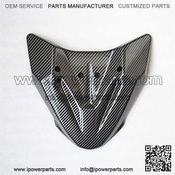 Motorcycle Front Wheel Mudguard Fit for 790 Adventure ADV 2019 2020 Accessories Motorcycle Front Wheel Fender Beak Nose Cone Guard Extension Cover Cowl Fairing?? Motorcycle Fender (Color : Black) - Image 5