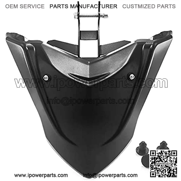 Motorcycle Front Wheel Fender Splash Mudguard Beak Nose Cone Extension Cover Cowl Fairing Black for Tenere 700 Tenere700 T7 XT700Z XTZ700 2018-2021