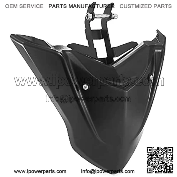 Motorcycle Front Wheel Fender Splash Mudguard Beak Nose Cone Extension Cover Cowl Fairing Black for Tenere 700 Tenere700 T7 XT700Z XTZ700 2018-2021 - Image 3