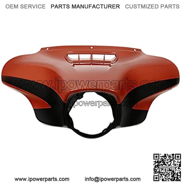 Orange/Starfire Black Outer Batwing Fairing Vent Accent Fit For Harley Electra Glide Street Glide Ultra Limited 2014-2020 - Image 3