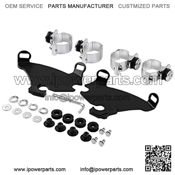 Gauntlet Fairing & Bracket Mount Fit For Harley Sportster XL883 1200 88-up (Headlight Fairing & 39mm Trigger Mount) - Image 5