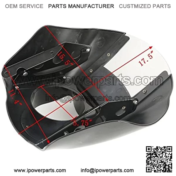 Quarter Fairing Kit Fits For Harley 1988-later XL 1986-1994 FXR 1995-2005 Dyna Models - Image 3
