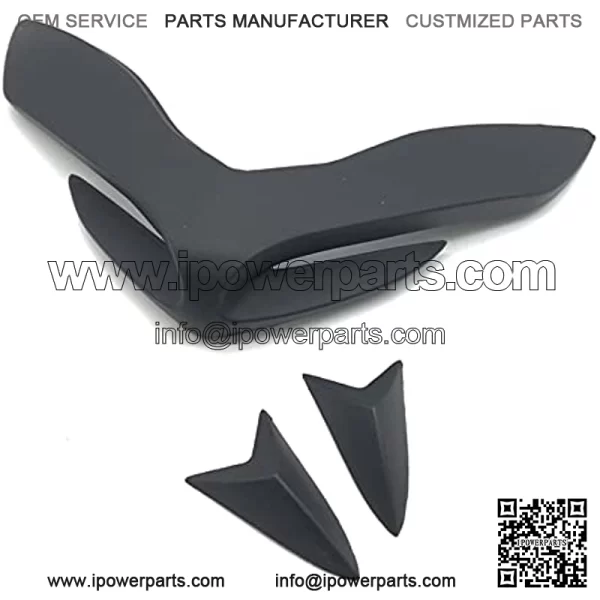 Fender Aerodynamic Winglets Fit for Kawasaki Z900 Z 900 2017 2018 2019 Front Fairing Beak Nose Cone Extension Cover Extender Fairing Cover Cowl