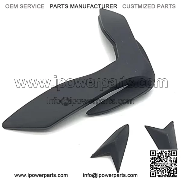 Fender Aerodynamic Winglets Fit for Kawasaki Z900 Z 900 2017 2018 2019 Front Fairing Beak Nose Cone Extension Cover Extender Fairing Cover Cowl - Image 2