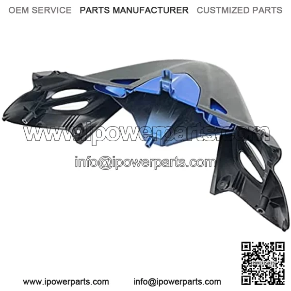 Motorcycle Front Fender Fairing Winglets Motorcycle Beak Nose Cone Extension Fit for Suzuki V- Strom DL650 Vstrom DL 650 2012-2017 (Color : CEUBDGGD-Blue) - Image 5