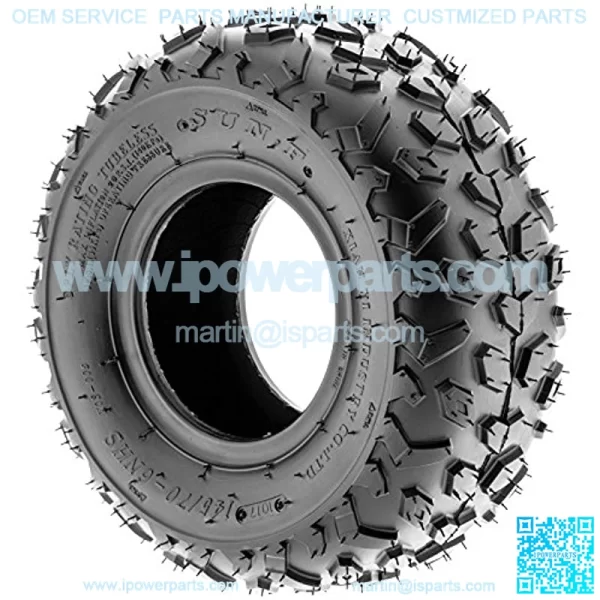 A014 XC Sport-Racing Go-Kart & Quad ATV 145/70-6 (14x6-6) Knobby Tire, 6 PR, Tubeless - Image 3