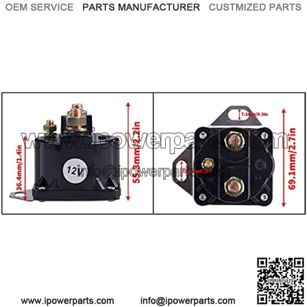 Motor Products Starter Solenoid Compatible with Motrocraft SW-1951-C SS4 Starter Solenoid E5TZ-11450-A E7TZ-11450-B E9TZ-11450-A E9TZ-11450-B SW1951 SW1951A SW1951B - Image 3