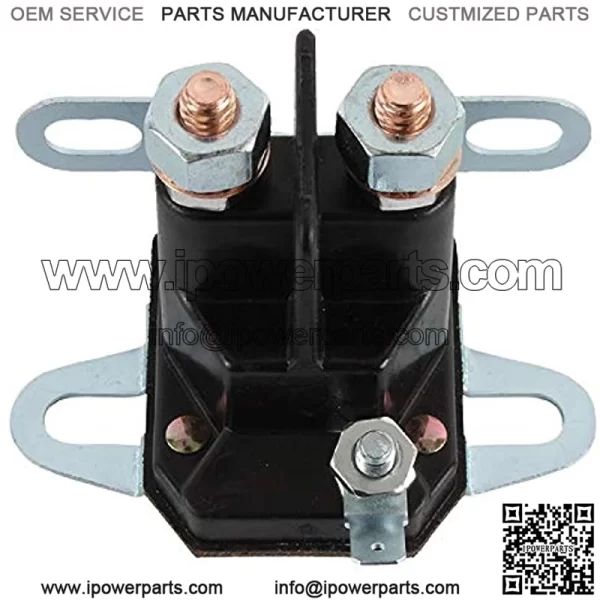Electrical SSE6013 Remote Starter Solenoid Relay For Small Engine /6699-113 /435-431 /12 Volt Universal Fit 3 Terminal