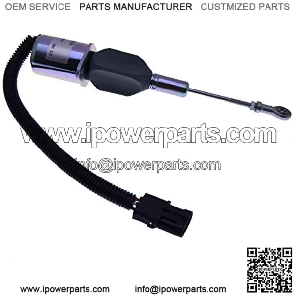 Electric Fuel Shut Off Run Solenoid RE53507 Cutoff Stop Motor for 8.1L John Deere 4555 4755 4955 4560 4760 4960 Tractors - Image 3