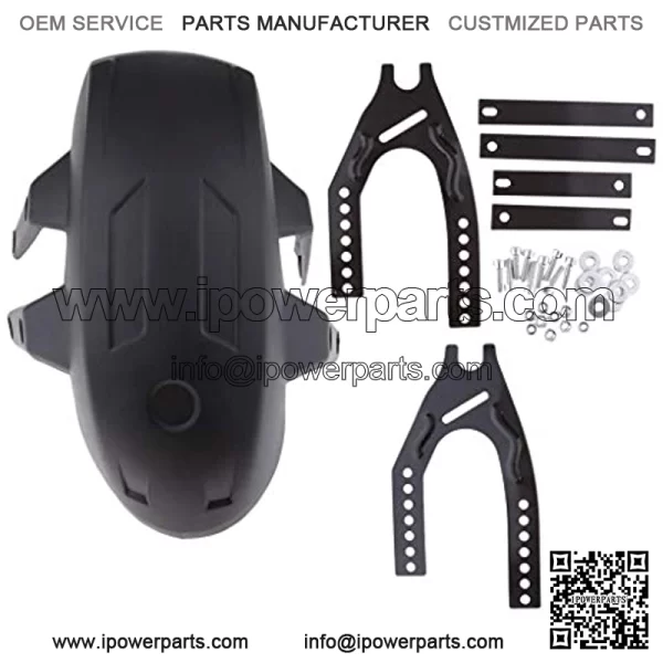 Universal Motorcycle Rear Fender Wheel Splash Guard Cover #001 - Image 2