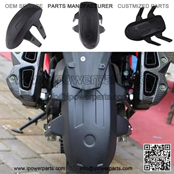 Universal Motorcycle Rear Fender Wheel Splash Guard Cover #001 - Image 3