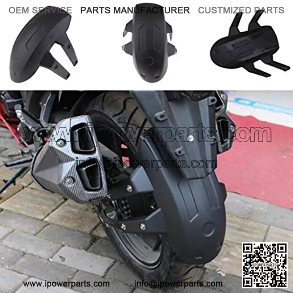 Universal Motorcycle Rear Fender Wheel Splash Guard Cover #001 - Image 5