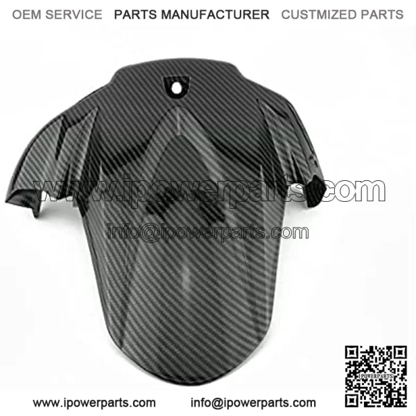 Motorcycle Rear Hugger Fender s ABS Fairing Fit for Suzuki GSXR 1000 K9 2009-2011 2010 (Color : Carbon Look)