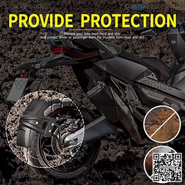 Rear Fender Mount Tire Wheel Hugger Splash Guard Cover Protector for 2017 2018 2019 2020 2021 Honda X-ADV XADV X ADV 750 X750ADV Motorcycle Accessories - Image 3