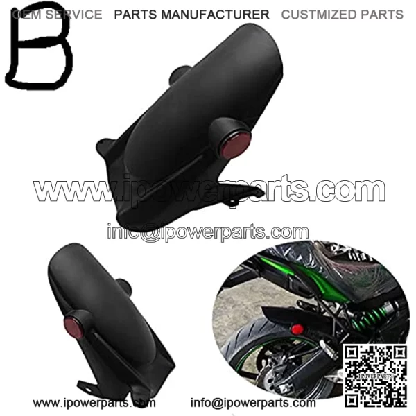 Qwjdsb for Kawasaki versys650 kle650 2008-2017, Motorcycle Rear Hugger Fender - Image 2