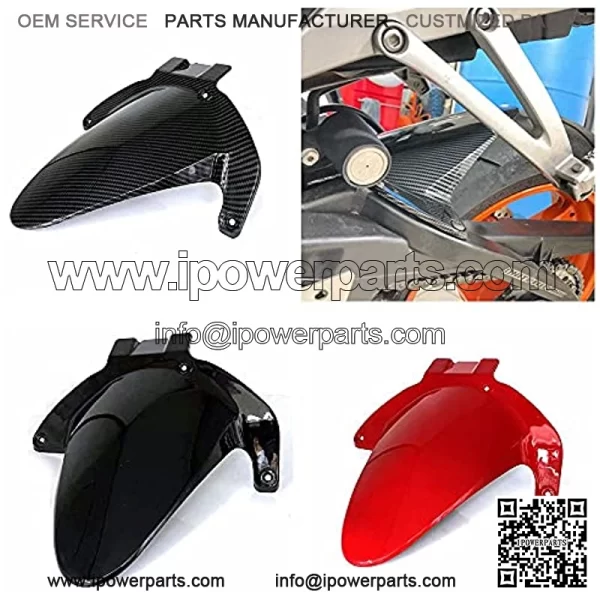 Motorcycle Rear Wheel Hugger Mud Splash Guard for CBR600RR F5 Carbon Fiber Pattern - Image 5