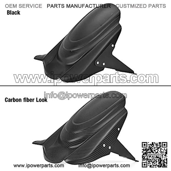 Practical Motorcycle Rear Hugger Fender for Kawasaki Versys 650 KLE650 2007-2021 2020 2019 2018 2017 2016 2015 14 13 (Color : Carbon Fiber Look) - Image 5