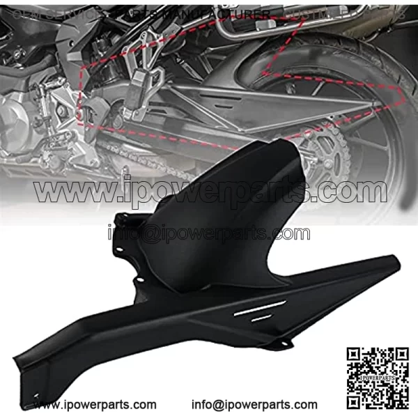 for BMW F750GS F850GS Motorcycle Rear Tire Fender Hugger F750 F850 GS 18 2019 2020 Splash Guard Cover ABS Plastic Black Motorcycle - Image 3