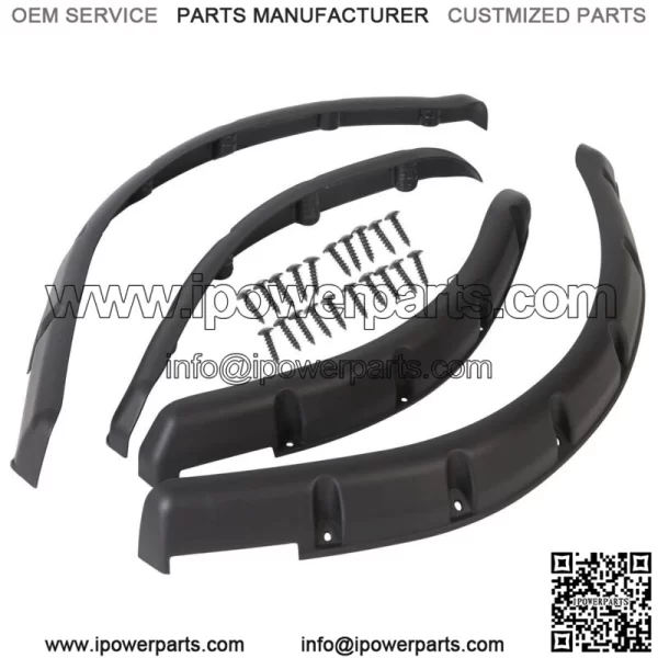 4 Pack Standard Fender Flares for Club car DS with screws front and rear 93+ golf cart