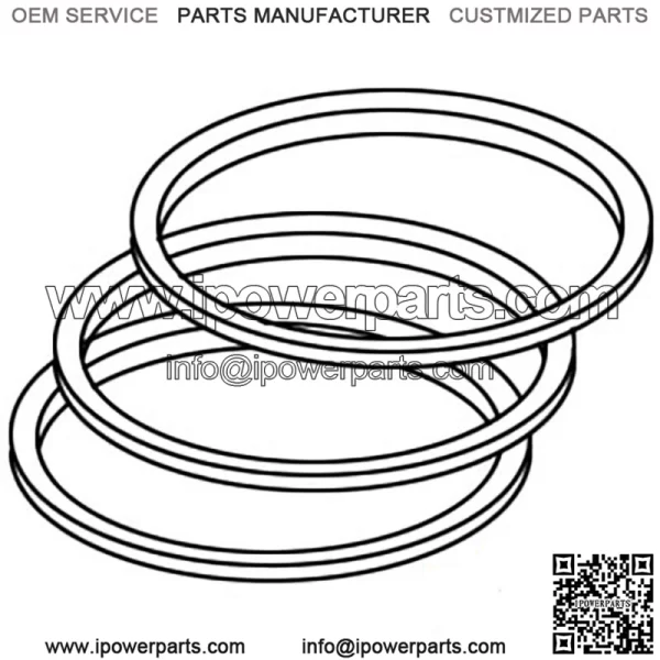 PR199-40 New .04 Piston Rings Fits Case-IH Tractor Models Fits Cub Fits Cub LoBo