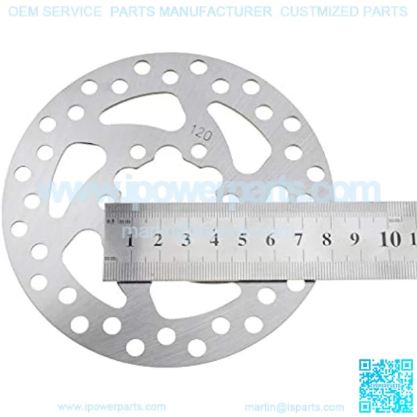 RED Brake Caliper+120mm Disc Rotor Brake Front Rear for MBX10 MBX11 Moto Rear Mini Bike 47cc 49cc Pocket Bike Goped Scooter Go-Kart Bicycle motorcycle Disc EBikes Mountain Bike And Sports Bike - Image 3
