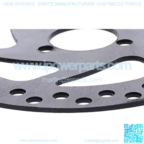 140mm 3 Bolt Brake Disc Rotor for Apollo 2-Stroke 49cc ATV Dirt Bike, Metal - Image 2