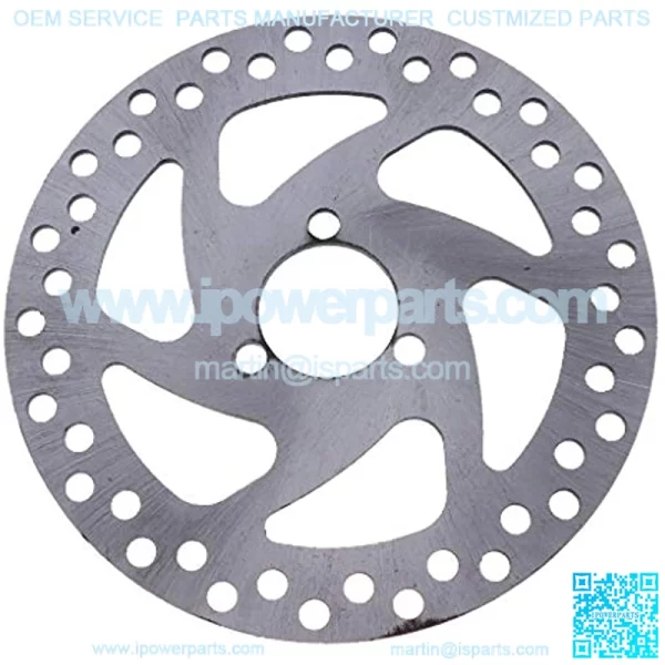140mm 3 Bolt Brake Disc Rotor for Apollo 2-Stroke 49cc ATV Dirt Bike, Metal - Image 3